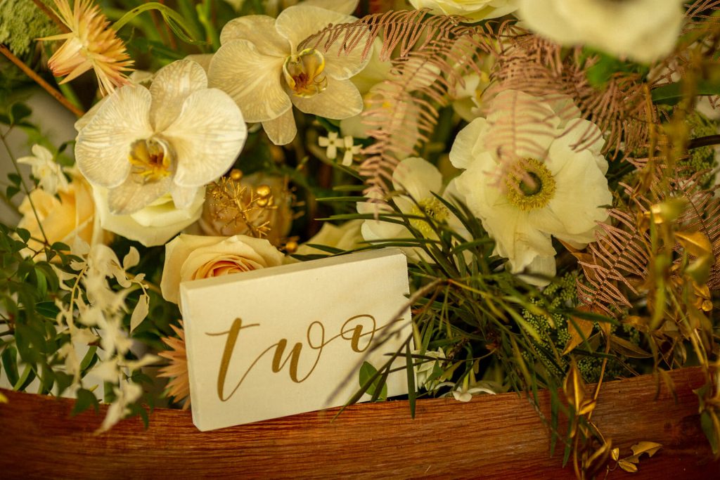 Table decorations by LUXE Unforgettable Events Wedding Planner and Celebrant Service Sydney